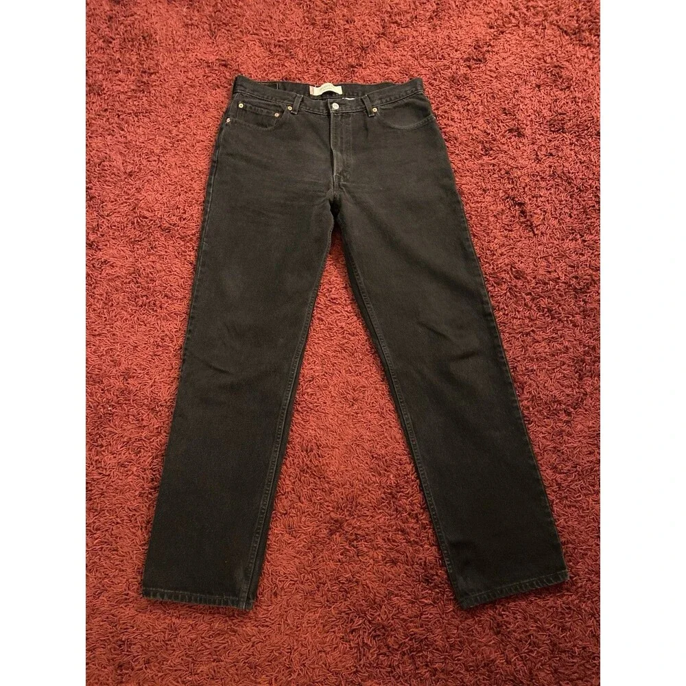 Y2K Levi’s 550 Jeans Men’s Size 36X34 Black Denim Relaxed Pants
